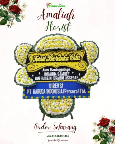 Papan Bunga Duka di Kebun Beler